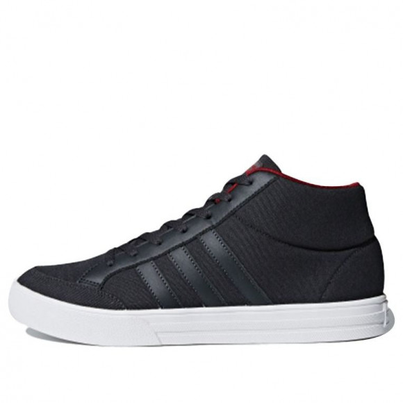 adidas Vs Mid 碳Black Skate Shoes DB0044