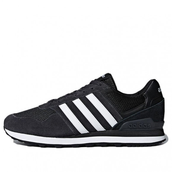 adidas neo 10K BLACK/WHITE Marathon Running Shoes DB0473 - DB0473