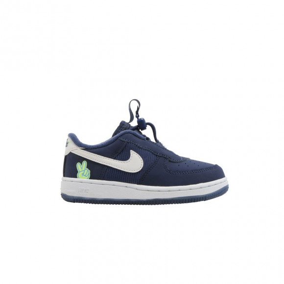 Nike Force 1 Toggle SE TD 'Peace' | Blue | Infant Size 7 - DB1819-400