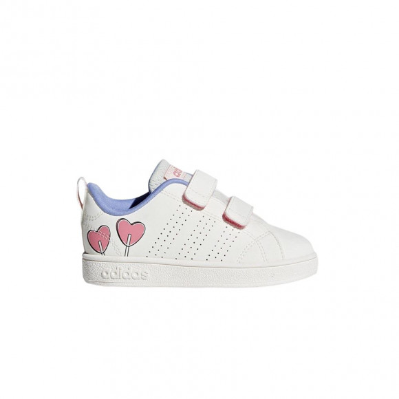 adidas VS Advantage Clean Comfort I 'Hearts' | White | Infant Size 10 - DB1935