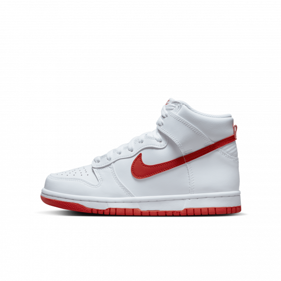 Nike Dunk High Older Kids' Shoes - White - DB2179-111