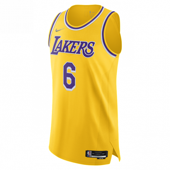 Los Angeles Lakers Icon Edition Nike Dri-FIT ADV NBA Authentic Jersey - Yellow - DB3317-730