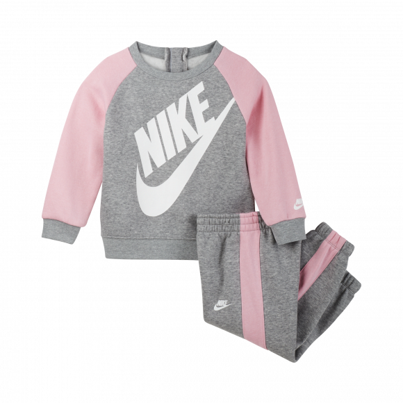 Monetario Volverse prueba grå - sæt med crewtrøje og bukser til babyer (12 - Nike - 24 M) - nike  roshe run marble turquoise gold