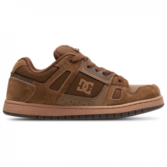 DC Sneakers Stag Kid's Sneakers - Brown - Size 3 - Suede - DC02186-210