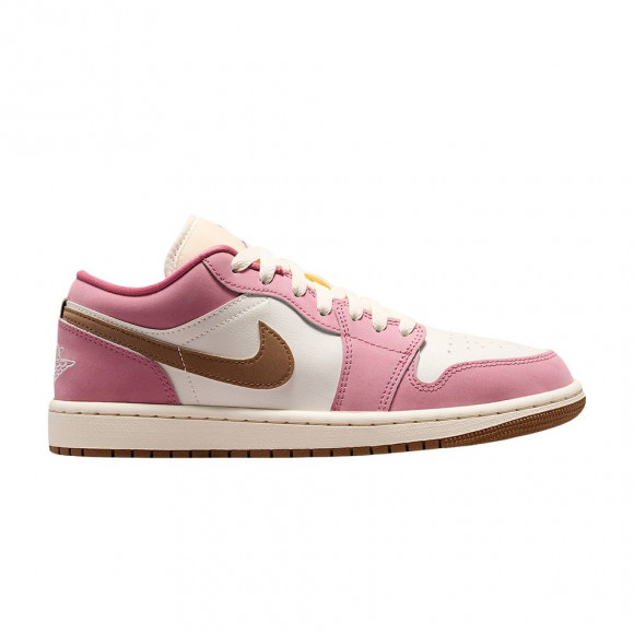Wmns Air Jordan 1 Low 'Desert Berry Light British Tan' | Pink | Women's Size 8.5 - DC0774-609