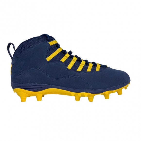 Air Jordan 10 Superbad 'Michigan Wolverines' PE | Blue | Men's Size 13.5 - DC1142-407