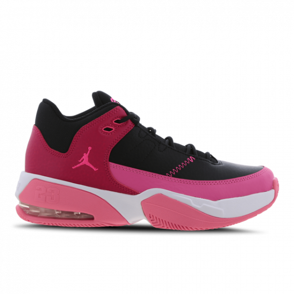 Jordan Max Aura 3 - Girls' Grade School Basketball Shoes - Black / Pink - DC1999-062