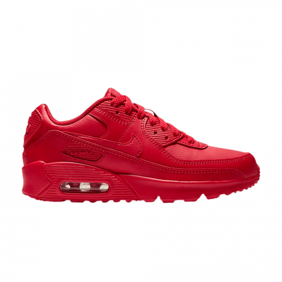 Nike Air Max 90 Leather GS 'University Red' - DC2002-600
