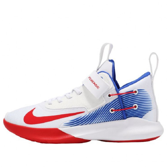Nike Precision 4Flyease White, Red/Blue Domestic Edition - DC2110-161