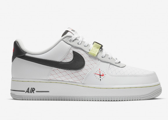 nike air force 1 low black red white