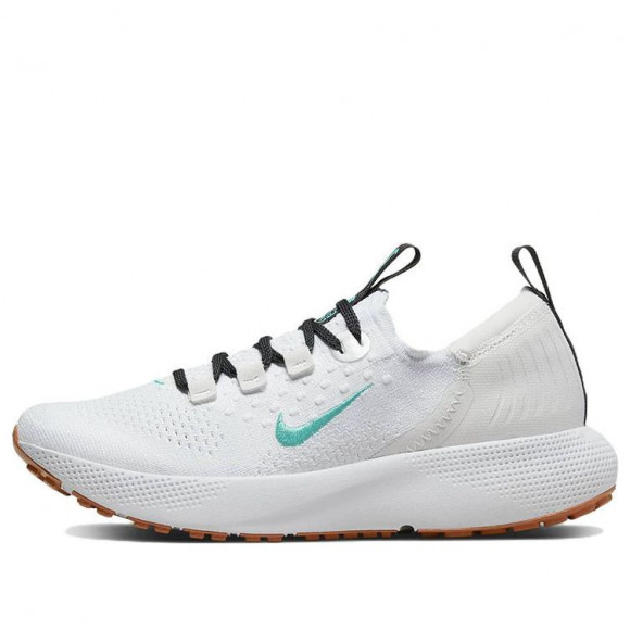 Nike Womens React Escape Run Flyknit Platinum Tint Marathon Running Shoes (Low Tops/Women's) DC4269-004 - DC4269-004