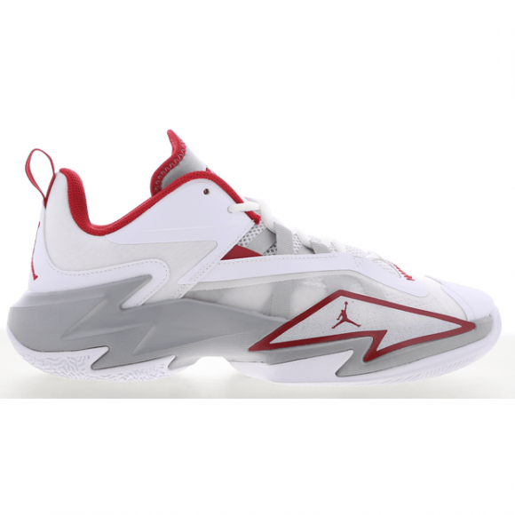Jordan 1 Take 3 - Men's Basketball Shoes - White / Red / Grey - DC7701-100