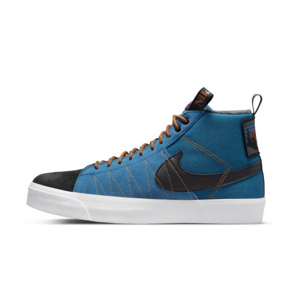 Nike SB Zoom Blazer Mid Premium Skate Shoe - Blue - DC8903-400