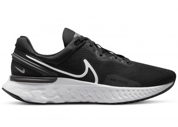 Nike React Miler 3 Black/White Marathon Running Shoes/Sneakers DD0490-001 - DD0490-001