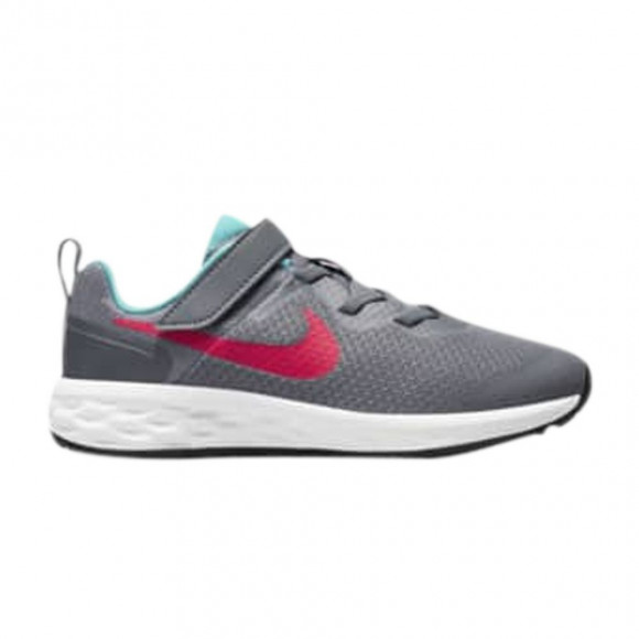 Nike Revolution 6 PS 'Smoke Grey Siren Red' | Kid's Size 10.5 - DD1095-006