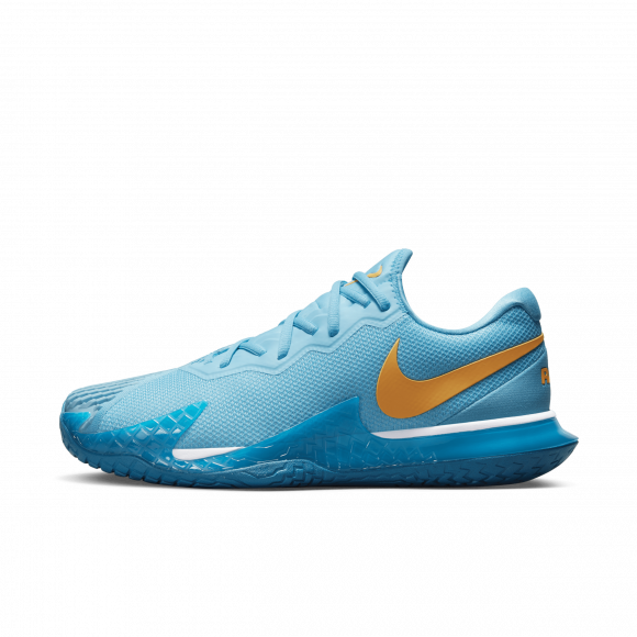 NikeCourt Zoom Vapor Cage 4 Rafa Men's Hard Court Tennis Shoes - 1 - Blue - DD1579-400