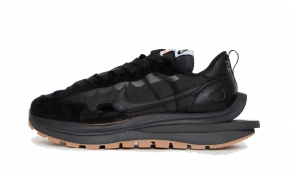 001 - Nike Sacai x Vaporwaffle Nylon Black Marathon Running Shoes