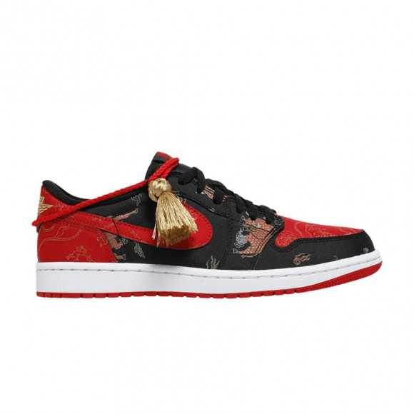 Air Jordan 1 Retro Low OG 'Chinese New Year' Sample | Red | Men's Size 9 - DD2233-001-00-913475-XC-MNJDLS-665
