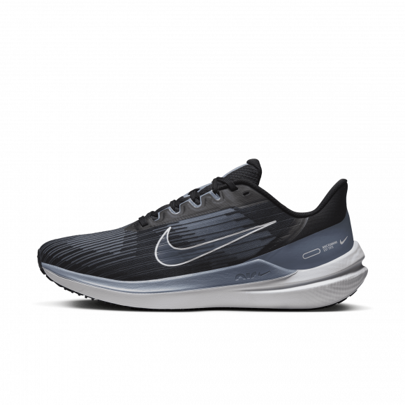 Nike Winflo 9 Hardloopschoenen voor heren (straat) - Zwart - DD6203-008