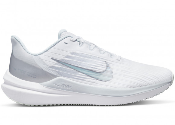 Nike Womens Air Winflo 9 White Marathon Running Shoes (Low Tops/Women's) DD8686-100 - DD8686-100