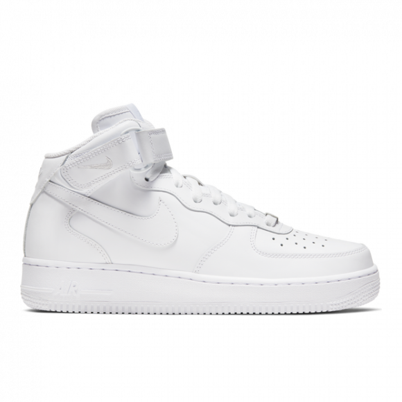 Nike Womens WMNS Air Force 1 '07 Mid White Sneakers/Shoes DD9625-100 - DD9625-100