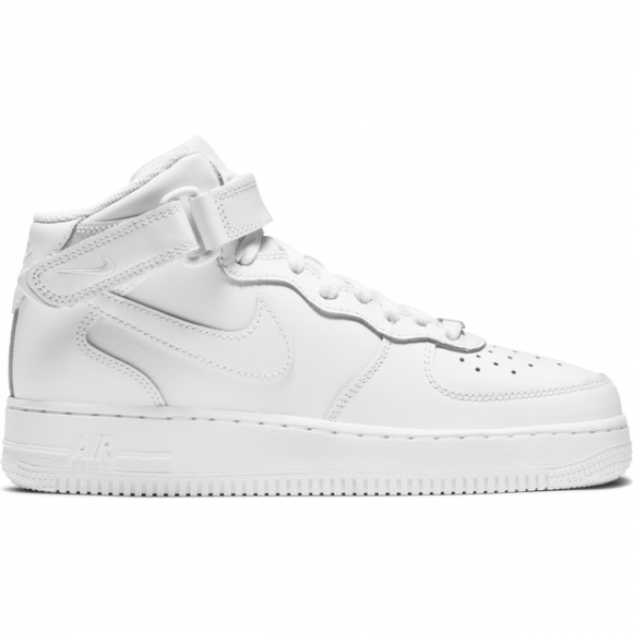 Nike Air Force 1 Mid LE GS 'Triple White'