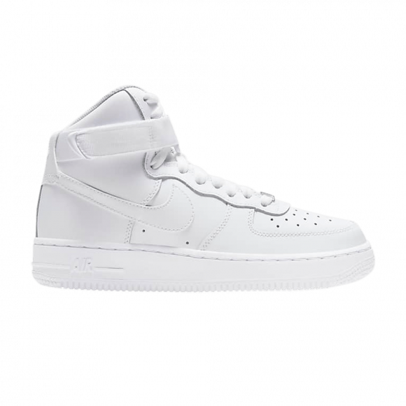nike air force 1 triple white high tops