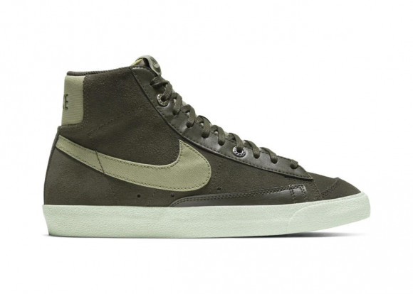 Nike Wmns Blazer Mid '77 Sequoia/ Ethereal Army-Light Silver - DH4271-300