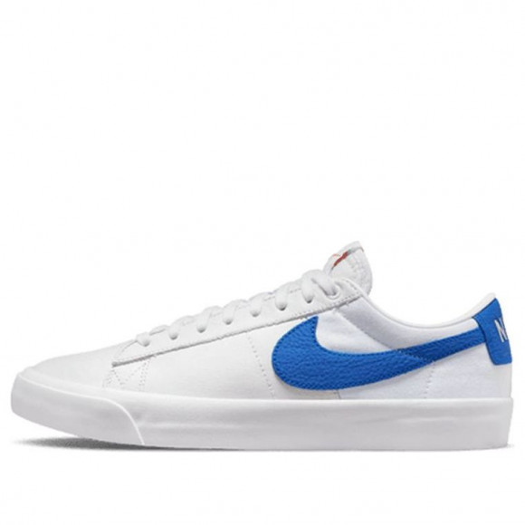 Nike SB Zoom Blazer Low PRO GT ISO White/Blue Shoes (Leisure/Low Tops/Skate) DH5675-100 - DH5675-100
