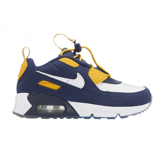 Nike Air Max 90 Toggle SE PS 'Midnight Navy University Gold' | Blue | Kid's Size 3 - DH9572-400