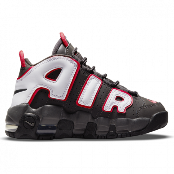 Nike Kids Grey & Pink Air More Uptempo Little Kids Sneakers - DH9723-200