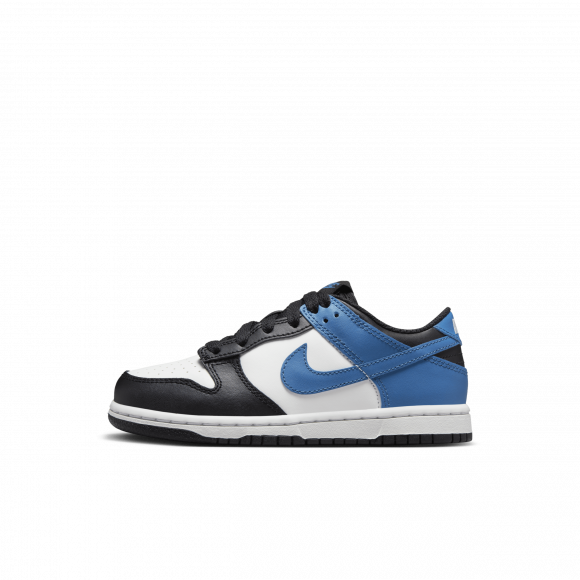 Nike Dunk Low-sko til mindre børn - hvid - DH9756-104