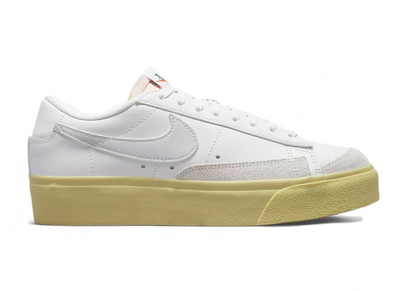 Nike Blazer Low Platform White Lemon Wash (W) - DJ0292-109