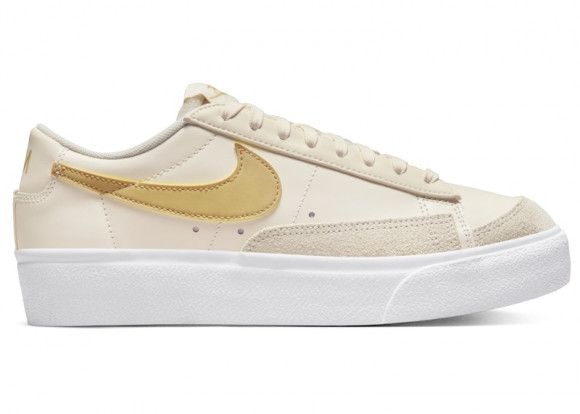 Wmns Blazer Low Platform 'Pale Ivory Saturn Gold' - DJ0292-113