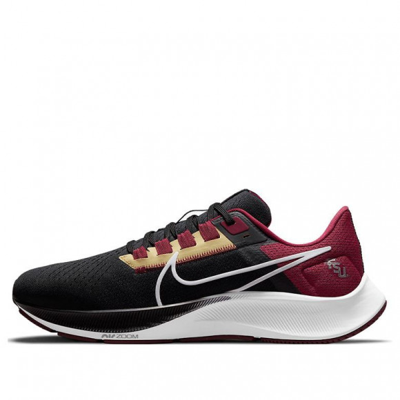 Nike metallic College Air Zoom Pegasus 38 Florida State Black/Red/White Marathon Running Shoes (Low Tops/Shock-absorbing/Non-Slip) DJ0827-001 - DJ0827-001