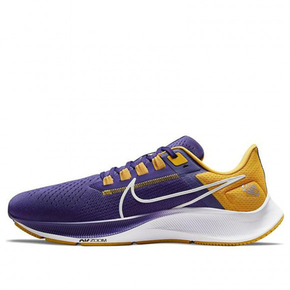 Nike College Air Zoom Pegasus 38 Louisiana State University Marathon Running Shoes/Sneakers DJ0831-500 - DJ0831-500