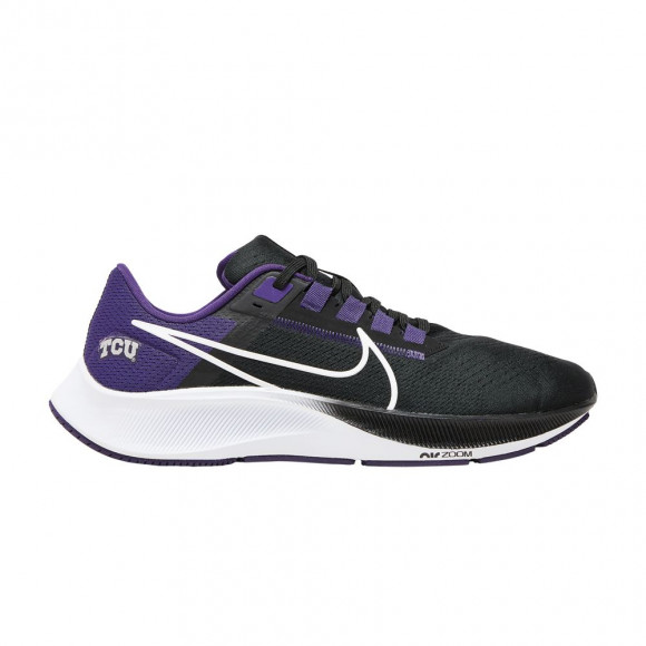 Nike Air Zoom Pegasus 38 'TCU Horned Frogs' | Black | Men's Size 8.5 - DJ0855-001