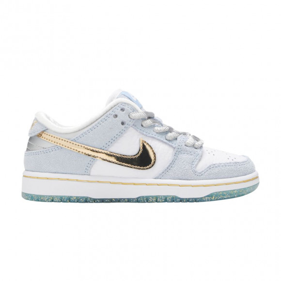 Sean Cliver x Nike Dunk Low SB PS 'Holiday Special' | Blue | Kid's Size 11 - DJ2519-400