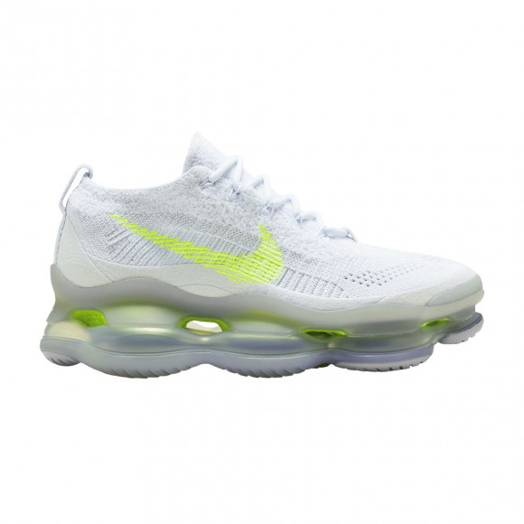 Nike Wmns Air Max Scorpion Flyknit 'Blue Tint Volt' | Women's Size 5 - DJ4702-400