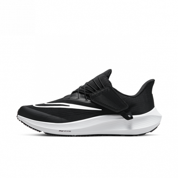 Nike Air Zoom Pegasus 39 FlyEase Men's Easy On/Off Road Running Shoes - Black - DJ7381-001