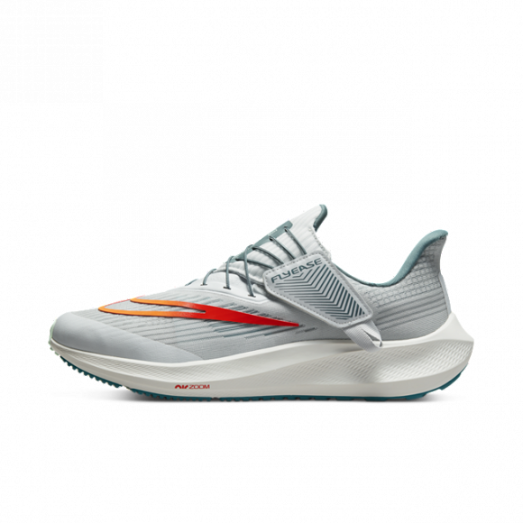 Nike Air Zoom Pegasus 39 FlyEase Men's Easy On/Off Road Running Shoes - Grey - DJ7381-002