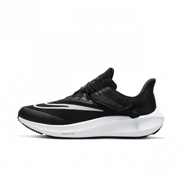 Nike Air Zoom Pegasus 39 FlyEase Women's Easy On/Off Road Running Shoes - Black - DJ7383-001