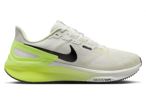 Nike Air Zoom Structure 25 Summit White Volt Coconut Milk Black (Women's) - DJ7884-111