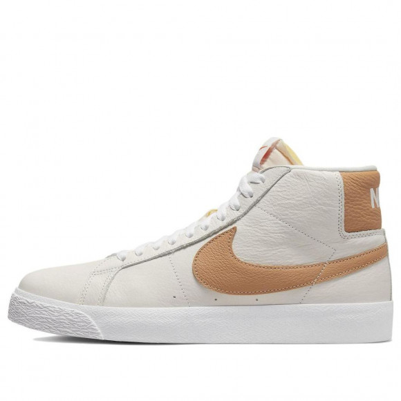 Nike SB Blazer Mid WHITE/ORANGE Shoes (Mid Top/Skate) DM0587-100 - DM0587-100