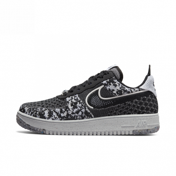 Nike Air Force 1 Crater Flyknit Next Nature Men's Shoes - Black - DM0590-001