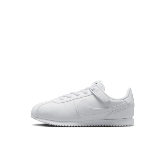 Tenis para niños de preescolar Nike Cortez EasyOn - Blanco - DM0951-107