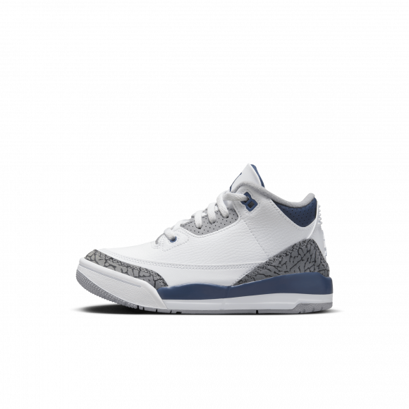 Jordan 3 Retro-sko til mindre børn - hvid - DM0966-140