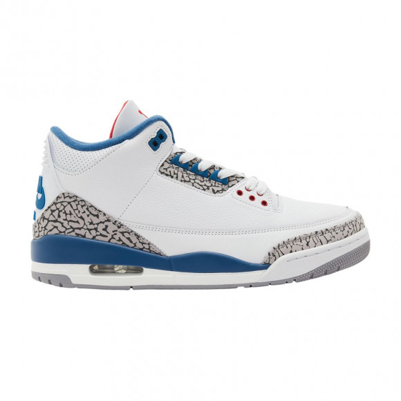 Air Jordan 3 Retro OG GS 'True Blue' | White | Kid's Size 5.5 - DM0967-104