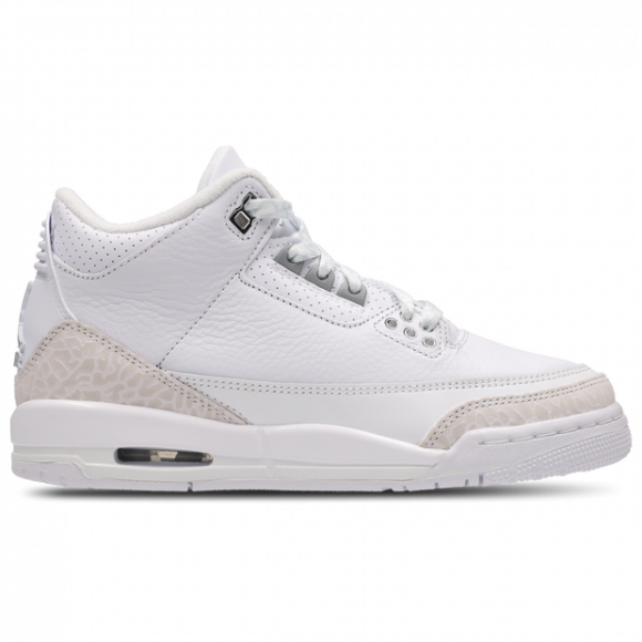 Jordan Aj3 Retro Unisex Shoes - White - Size: 3.5 - Leather - Foot Locker - DM0967-111