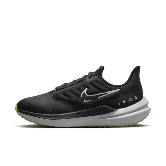 Nike Air Winflo 9 Shield Women's Weatherised Road Running Shoes - Black - DM1104-001